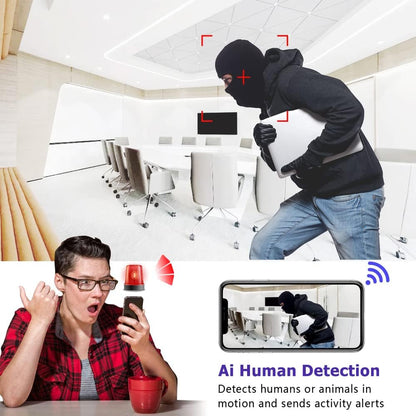 HyperionFlo Essentials X8 1080P Indoor Wi-Fi Security Camera