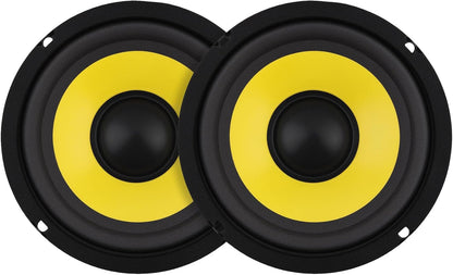 2 Pieces 5 Inch Bass Loudspeaker Woofer Speaker, Wide Frequency Response Car Audio Stereo Speaker for Car Audio/Home Theaters (5'')