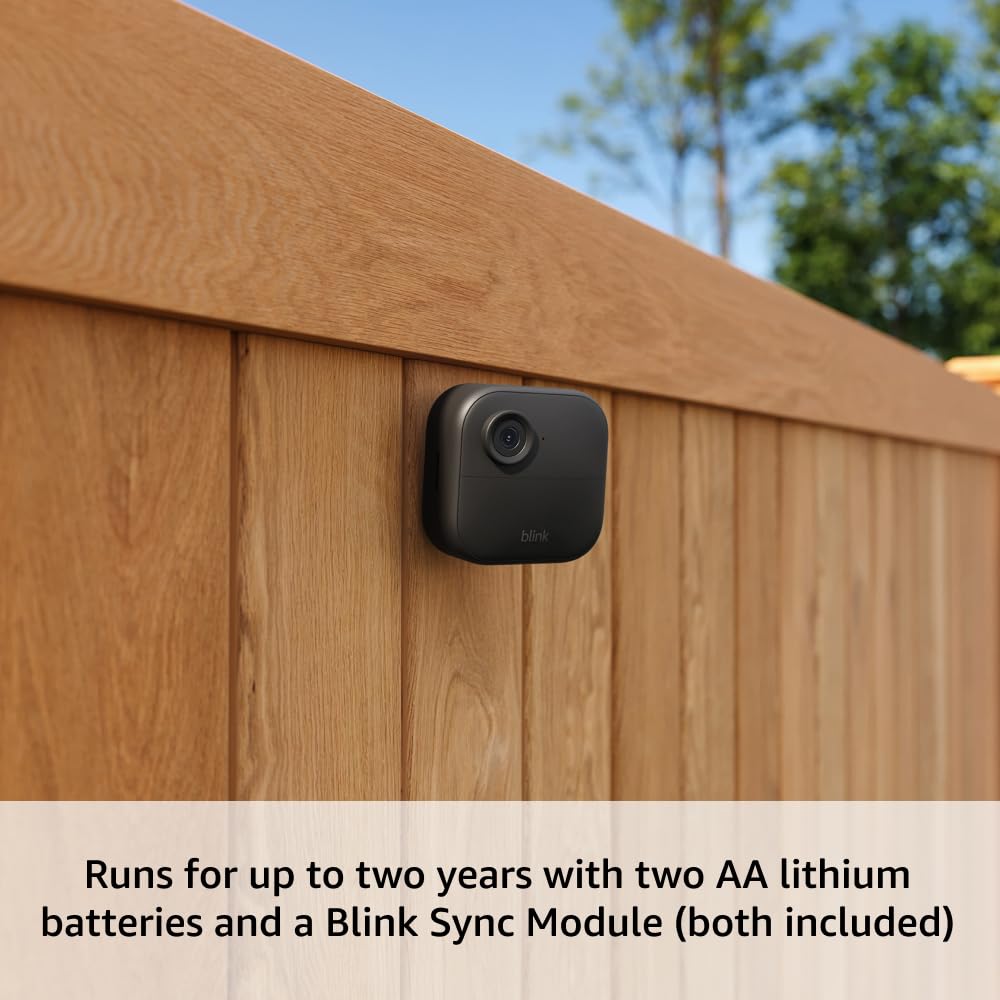 Blink Outdoor 4 Wireless Smart Security Camera – 3 Camera System