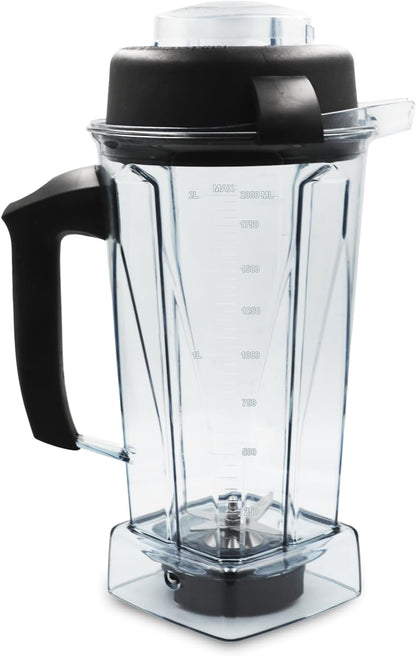 Cittiwo 64oz Tall Blender Pitcher for VM G/Classic/Explorian Replacement Container Compatible with 5200 5000 5300 6300 VM0101 VM0103 VM0197 Classic/Explorian/Commercial Series etc