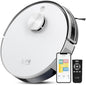 ILIFE A30s Robot Vacuum, 10000Pa Max Suction LiDAR Navigation, Home Mapping, No-Go Zone, 150 Mins, App, Voice and Remote Control, for Hard Floor, Carpet and Pet Hair