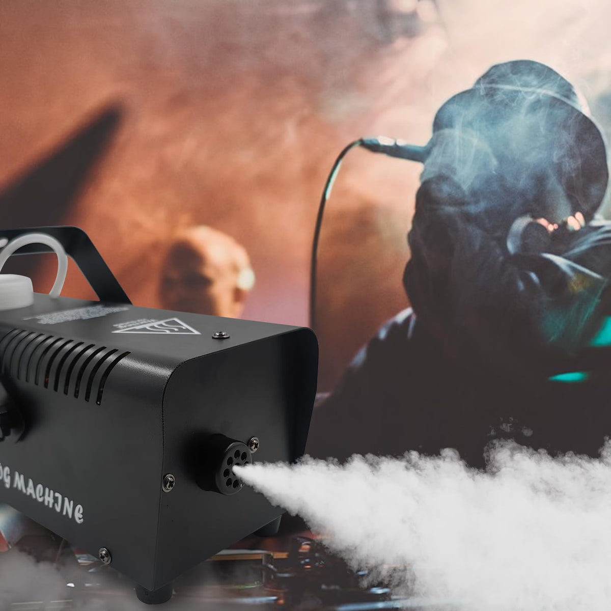 VIRFUN Fog Machine with Wireless & Wired Remote Control, 2000 CFM Smoke Machine for Halloween, Parties, Weddings & Stage Effects, VIR-02