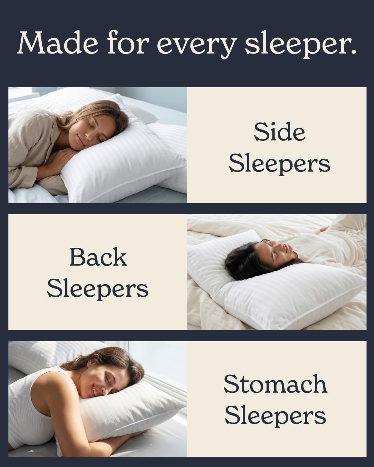 Beckham Hotel Collection Bed Pillows Standard/Queen Size Set of 2 Original Soft Down Alternative Pillow for Sleeping, Soft Support for Back, Stomach or Side Sleepers