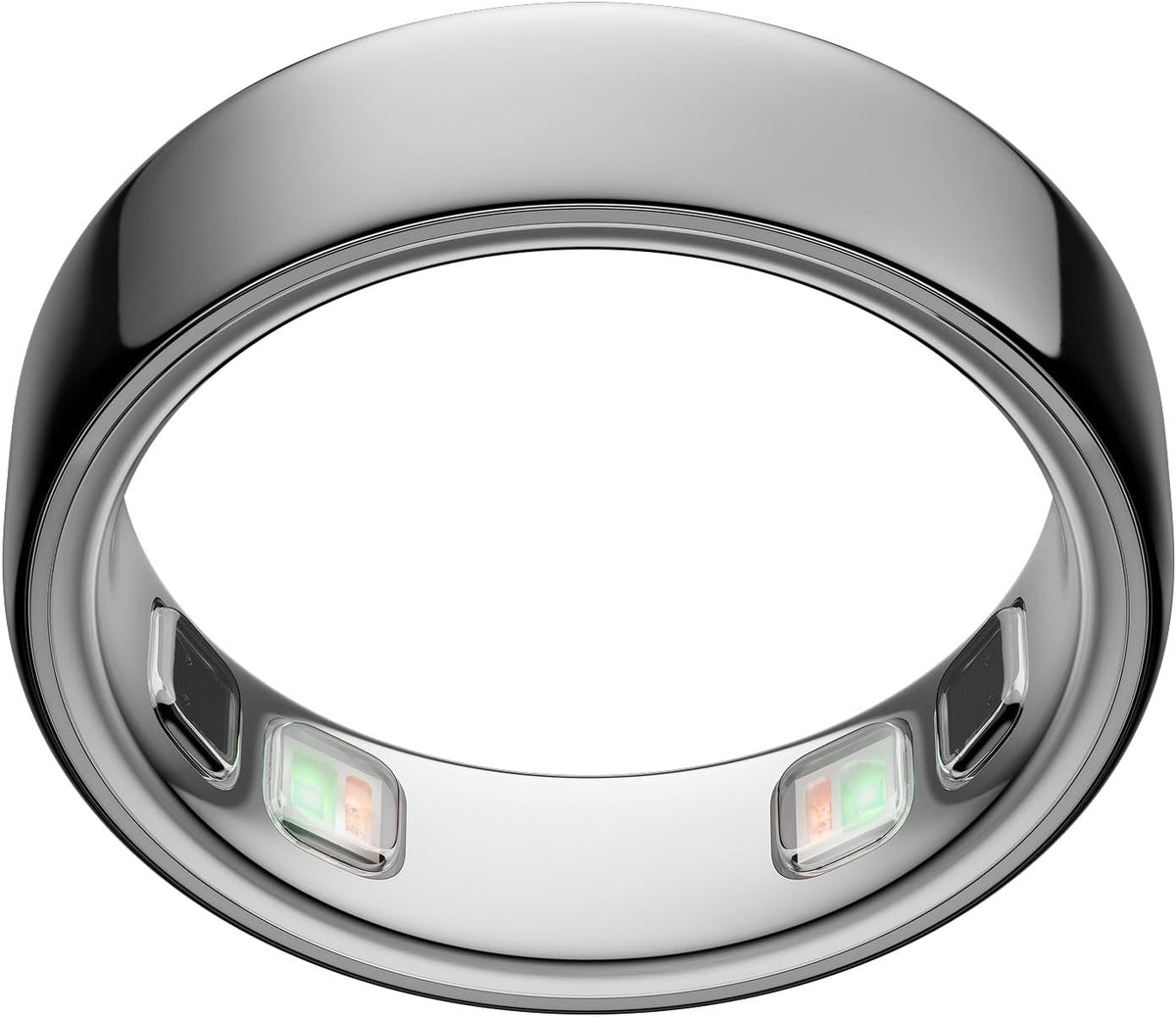 OURA Ring 5 Smart Ring | Silver Size 10, Fitness & Sleep Tracker, Health Monitoring & AI Advisor