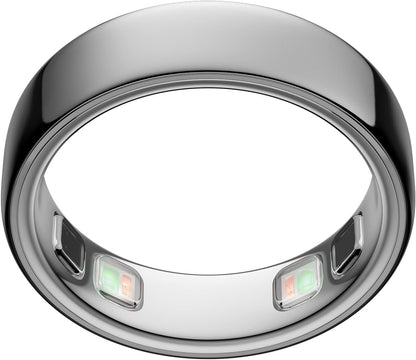 OURA Ring 5 Smart Ring | Silver Size 10, Fitness & Sleep Tracker, Health Monitoring & AI Advisor