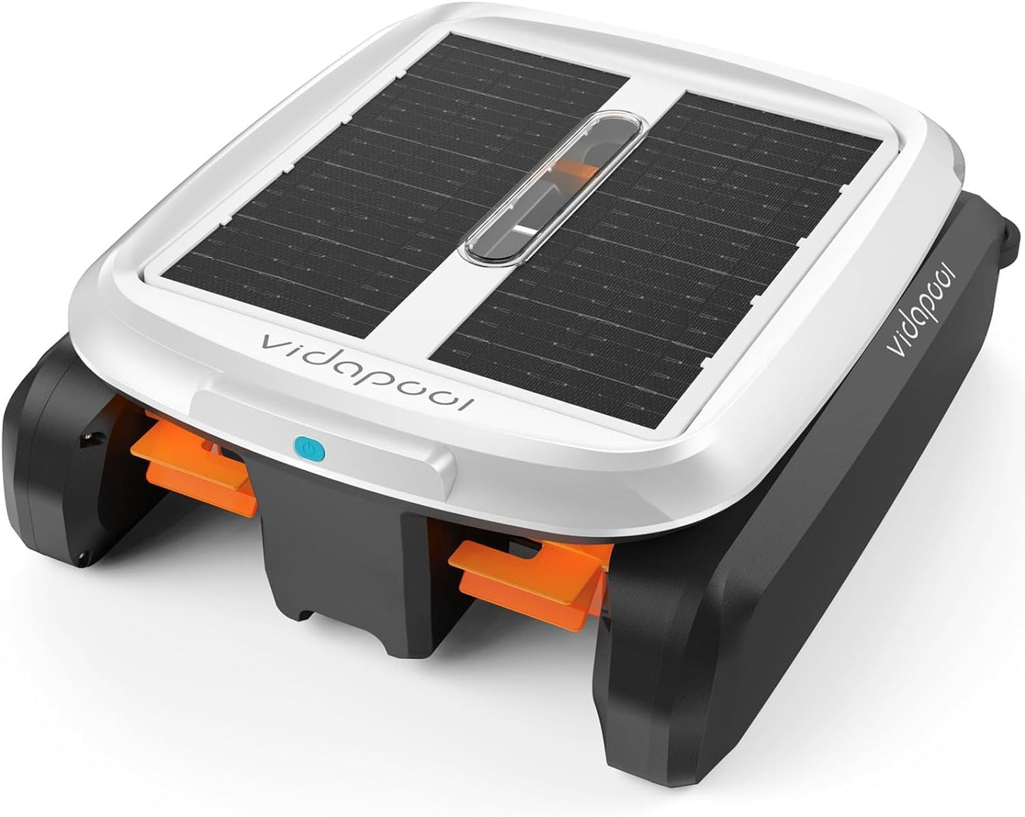 Solar Pool Skimmer Robot, Automatic Pool Surface Skimmer Cleaner, Dual Mode Solar Powered Pool Skimmer with Obstacle Avoidance, Day & Night Cleaning for All Swimming Pools-White