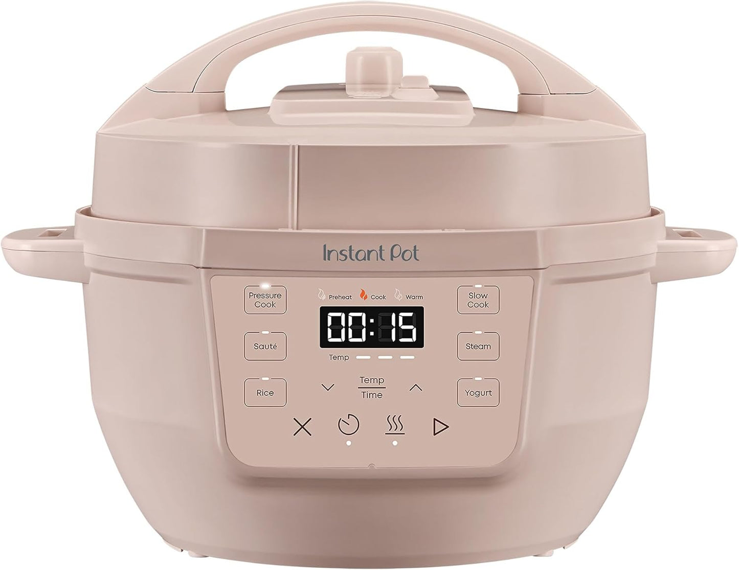 Instant Pot Rio Mini 4 Qt 7-in-1 Electric Pressure Cooker, Rosewater Pink multicooker, 4 quart, slow cook, rice, steam, sauté, yogurt, keep warm, family meals