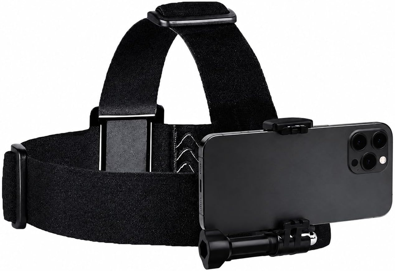 HyperionFlo Essentials Adjustable Helmet Mount Camera & Phone Holder