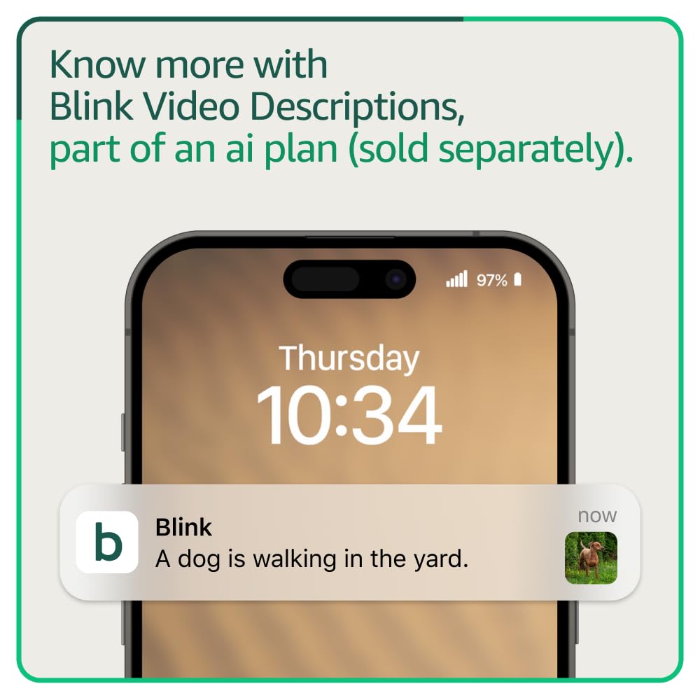 Blink Outdoor 4 Wireless Smart Security Camera – 3 Camera System