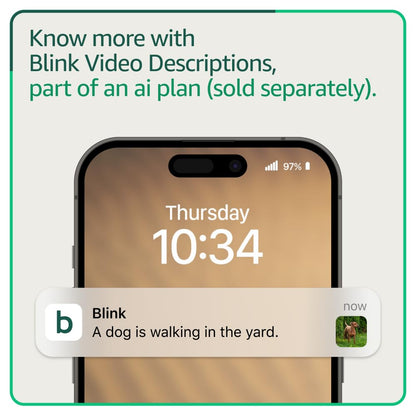 Blink Outdoor 4 Wireless Smart Security Camera – 3 Camera System