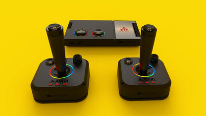 My Arcade Atari Game Station Pro: Retro Video Game Console with 200+ Games, Wireless Joysticks, RGB LED Lights