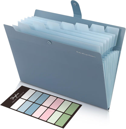 SKYDUE Expanding File Organizer 8-Pocket Accordion Folder