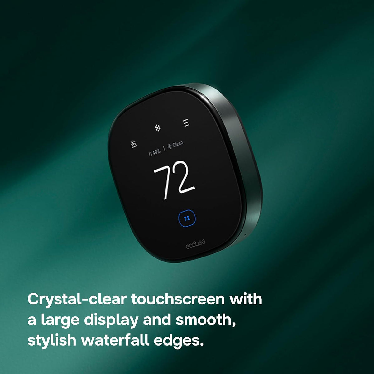 ecobee Smart Thermostat Premium - WiFi, Siri & Alexa Built-In, Smart Sensor