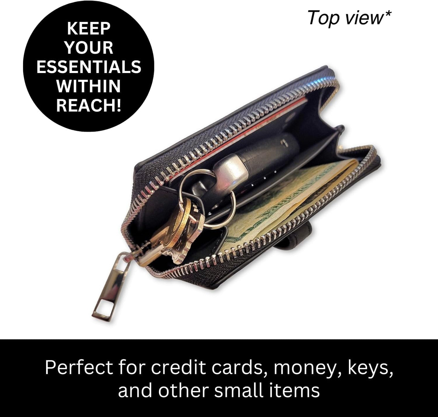 Save the Girls Clip and Go Brushed Vegan Phone Lanyard - Crossbody Phone Case with Pouch, Adjustable and Removable Strap