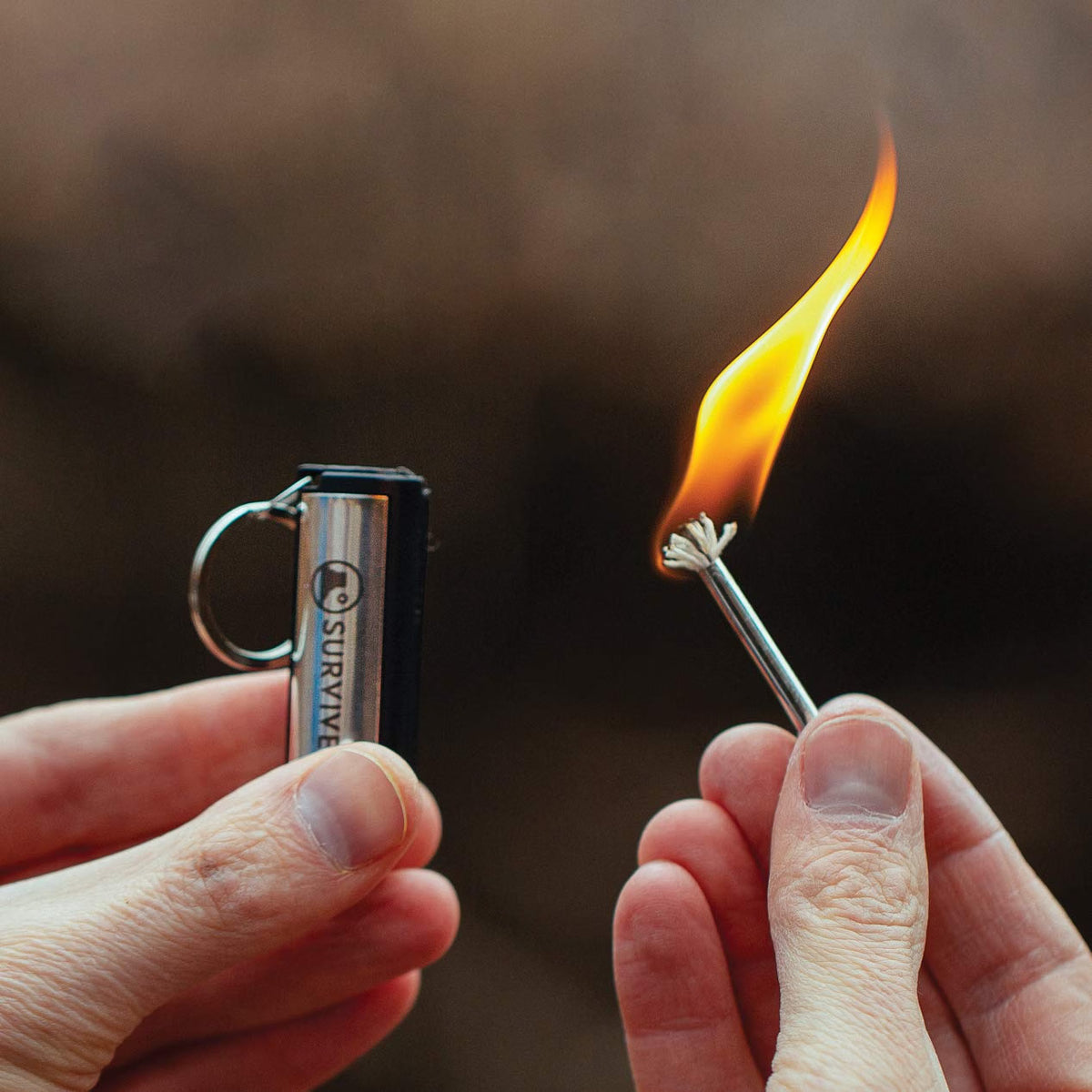 SURVIVE Permanent Match, 5-Pack, Waterproof Keychain Fire Starter