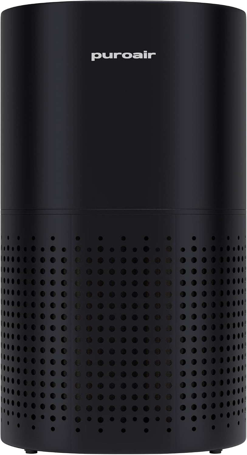 PuroAir 240 HEPA Air Purifiers for Home Pets Bedroom - Filter 1,000 Ft² 3-Layer Air Filter with CarbonTech for Smoke, Odor, Allergies is 500X Stronger - Auto Air Quality Sensor, Quiet Sleep Mode