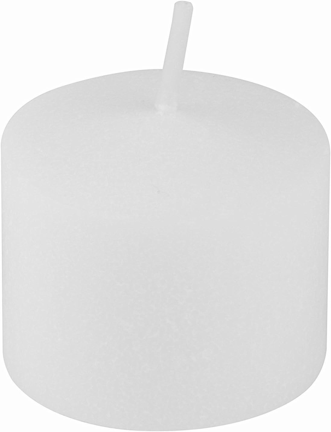 D'light Online Long 10 Hour Burn Time Unscented White Votive Candles - Small Candles for Birthdays, Home Decoration, Restaurants, Synagogues, Churches and Weddings (White, 10 Hour - Set of 288)