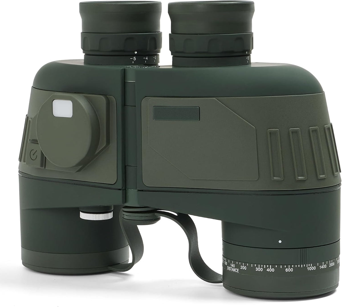 SELFIE CAT 10x50 Marine Binoculars with Compass & Rangefinder, Waterproof Fogproof BAK4 Porro Prism Binoculars with FMC Multi-Coated Lenses for Boating, Sailing & Outdoor Activities