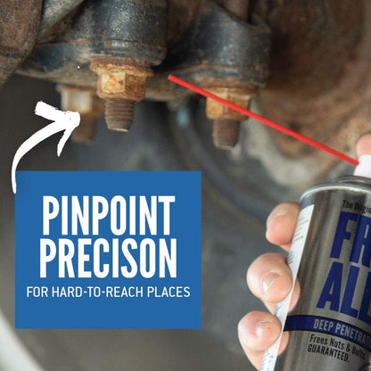 Gasoila Free All Rust Eater Deep Penetrating Oil, 6 oz Aerosol, Silicone-Free Rust Remover for Bolts, Nuts, Pipes, Locks & Machinery
