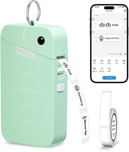 ORGSTA S001 Bluetooth Thermal Label Maker Green