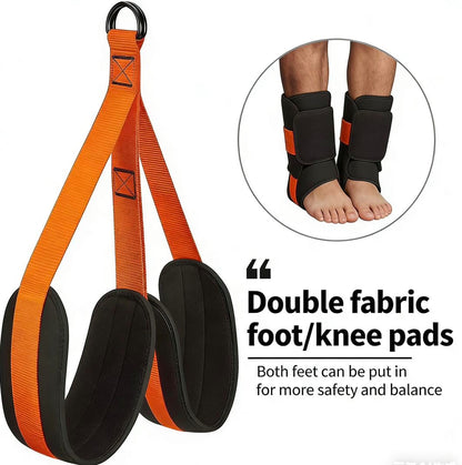 HyperionFlo Essentials Resistance Bands Set, 5-Level Adjustable Resistance Training System with Handles, Ankle Straps & Door Anchor