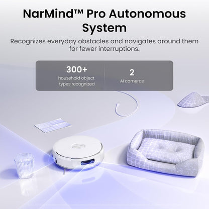 NARWAL Freo 20 Robot Vacuum and Mop, 31,000Pa, FlowWash Mop, TwinAI Obstacle Avoidance