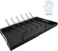 3 Piece Fireplace Tray Ash Pan,Fireplace Tray for Up to 38" Fireplace Grate Expandable Fireplace Ash Pan For Ash Collection,Removable For Easy Cleaning,Heavy-Duty,For Indoor Fireplaces,Outdoor Fire Pit