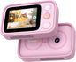 Kids Learning Camera for Ages 3-10, 5 Languages, Snap & Learn Recognition, Parent App Control, 4G LTE & Wi-Fi, 5 Learning Guides, 2.8-Inch Touchscreen, 32GB, Back to School Gifts, Pink