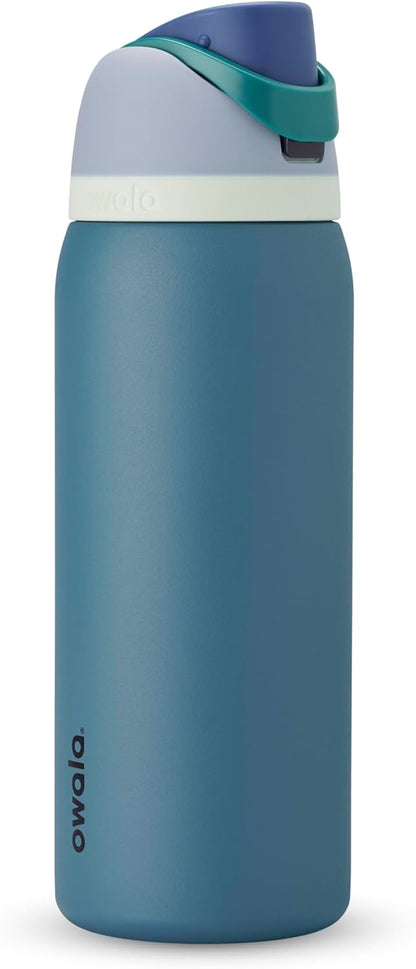 Owala FreeSip Stainless Steel Water Bottle 32 oz Denim
