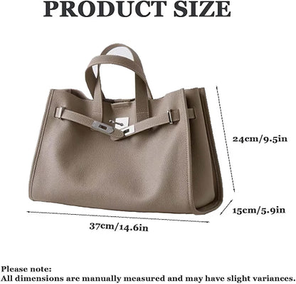 HyperionFlo Essentials Leather Totes Handbag, Shoulder Bag, Sling Crossbody Commuter Hobo Bag for Women