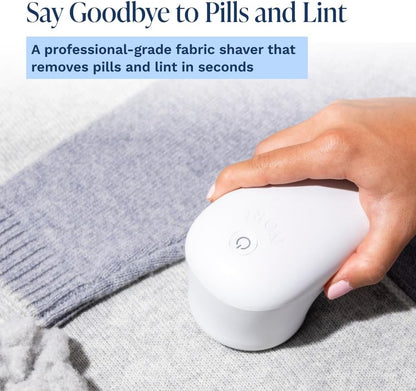 NORI Trim Fabric Shaver | Rechargeable Wireless Lint Remover for Clothes & Furniture with 6 Precision Blades