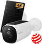 youkey S420Pro 4K Solar Security Camera, Outdoor Wireless Camera with 24/7 AOV Recording, AI Person & Vehicle Detection, Color Night Vision, 360° Coverage, IP67
