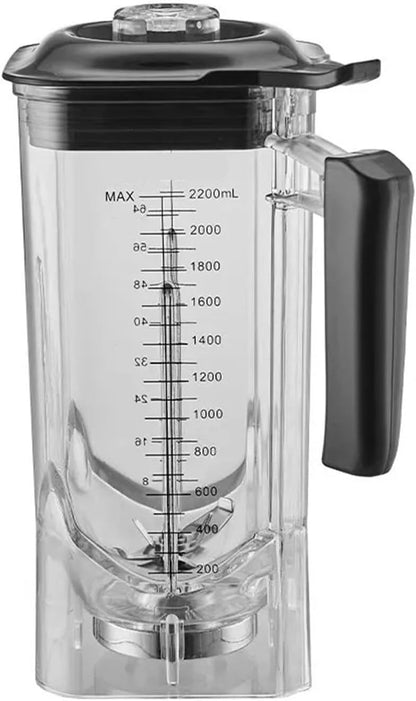 2200ML Blender Container, Compatible with DEMASHI, DMS-K95/K31 Mixing cup replacement for commercial smoothie machine