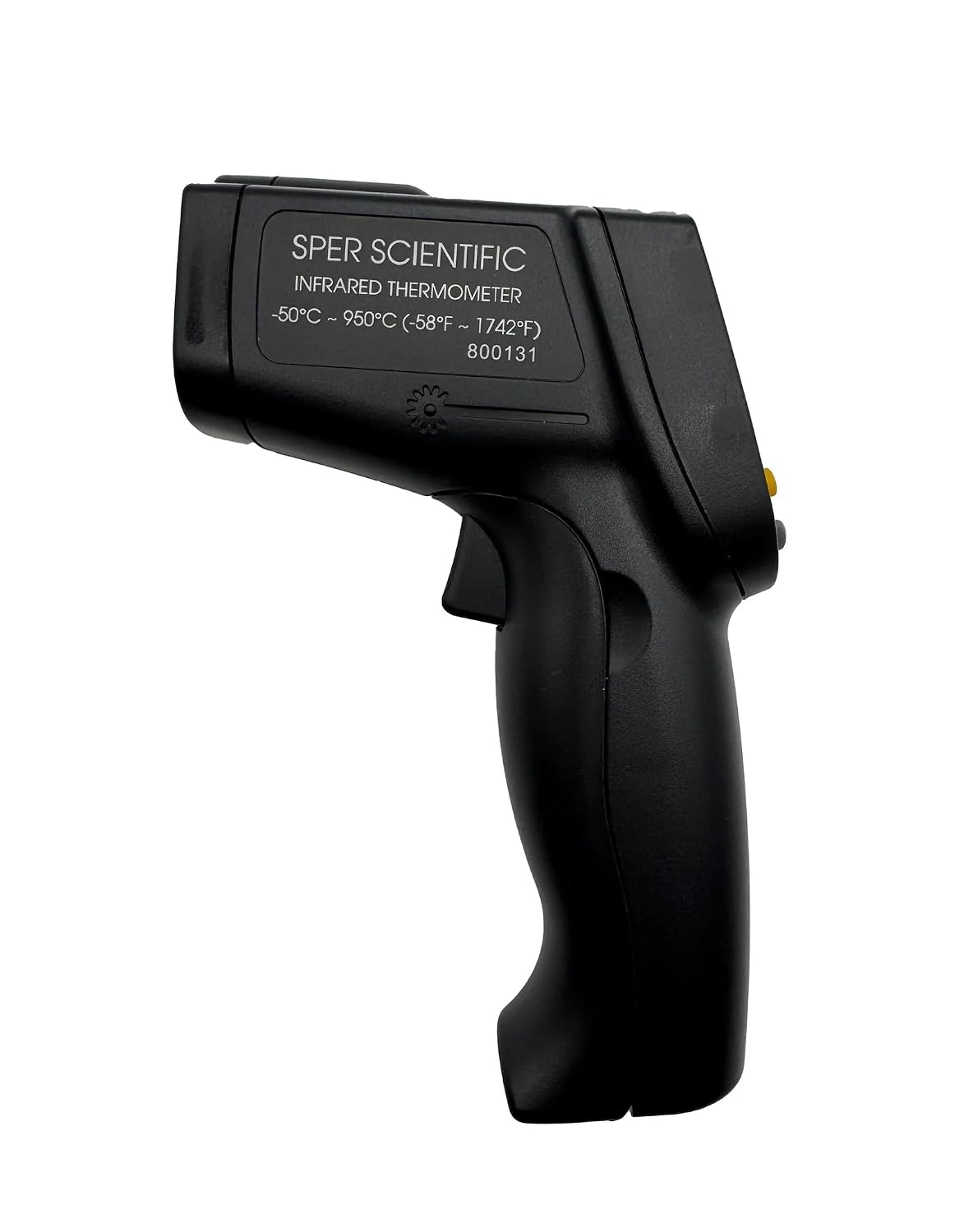 Sper Scientific 800131 Infrared Non-Contact High Temp Thermometer 12:1/1742°F with Color LCD and Laser Sight – Industrial Temperature Gun for HVAC, Automotive, Electrical, Cooking & More