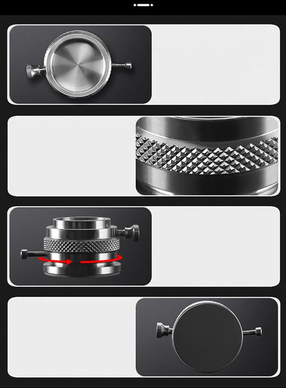 Multifunction Rotatable Stainless Steel Watch Movement Seat Holder Tool, for ETA 2824/2671/7750/2000/8500/3100/3135 Movement