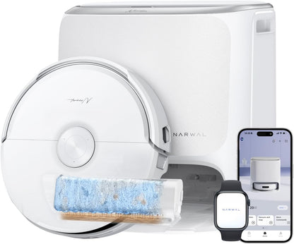 NARWAL Freo 20 Robot Vacuum and Mop, 31,000Pa, FlowWash Mop, TwinAI Obstacle Avoidance