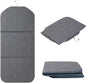 SILENRADAWN Foldable Steam Board for Clothes | Alloy Steel Gray Garment Steaming & Ironing Pad for Flat or Hanging Use