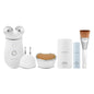 NUFACE Trinity+ Facial Massager - Face Firming & Toning Device for Lines & Wrinkles Treatment - FDA-Cleared Wrinkle Reducer + Lip & Eye Attachment + Aqua Gel Activator - 3 Frequency Microcurrent