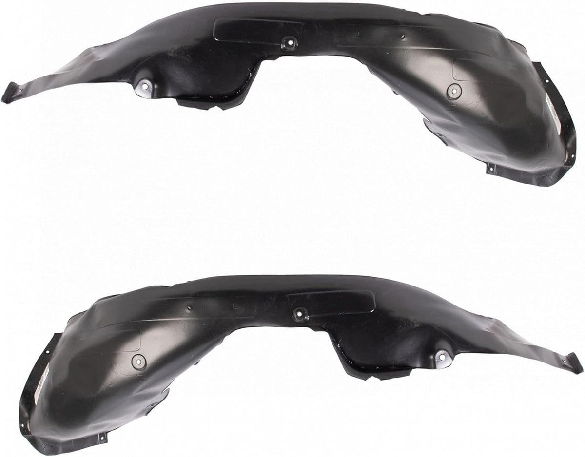 TRQ Front Driver and Passenger Side Inner Fender Liner Set For 2019-2020 Hyundai Elantra US Built Models