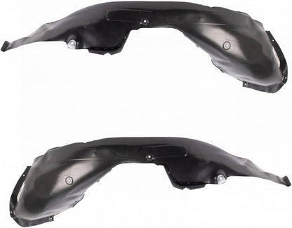 TRQ Front Driver and Passenger Side Inner Fender Liner Set For 2019-2020 Hyundai Elantra US Built Models