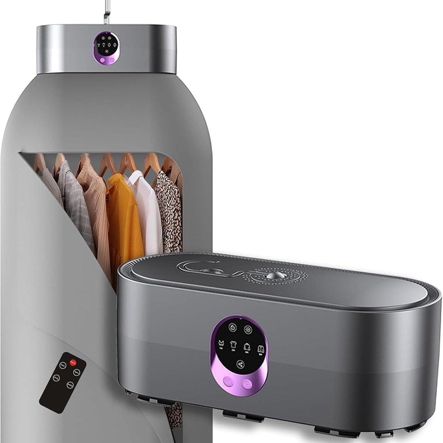Portable Clothes Dryer, Mini Portable Dryer Machine with Remote Control and Dry Bag, 3 Modes, Time Setting, for Home, Travel, RV, Apartment, Bathroom and Small Spaces