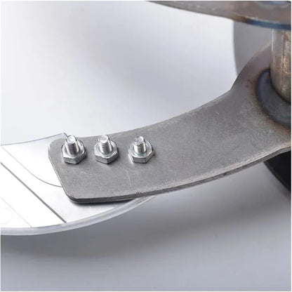Agricultural Fruit And Vegetable Crusher 4/6 Blade Breeding Cutter Electric Drill Chopper Blade Fits Goose Chicken Feed Grass(6 bldae with Shaft)