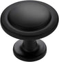 Ravinte Matte Black Round Cabinet Knobs,Zinc Pulls,1-1/4 Inch,30 Pack