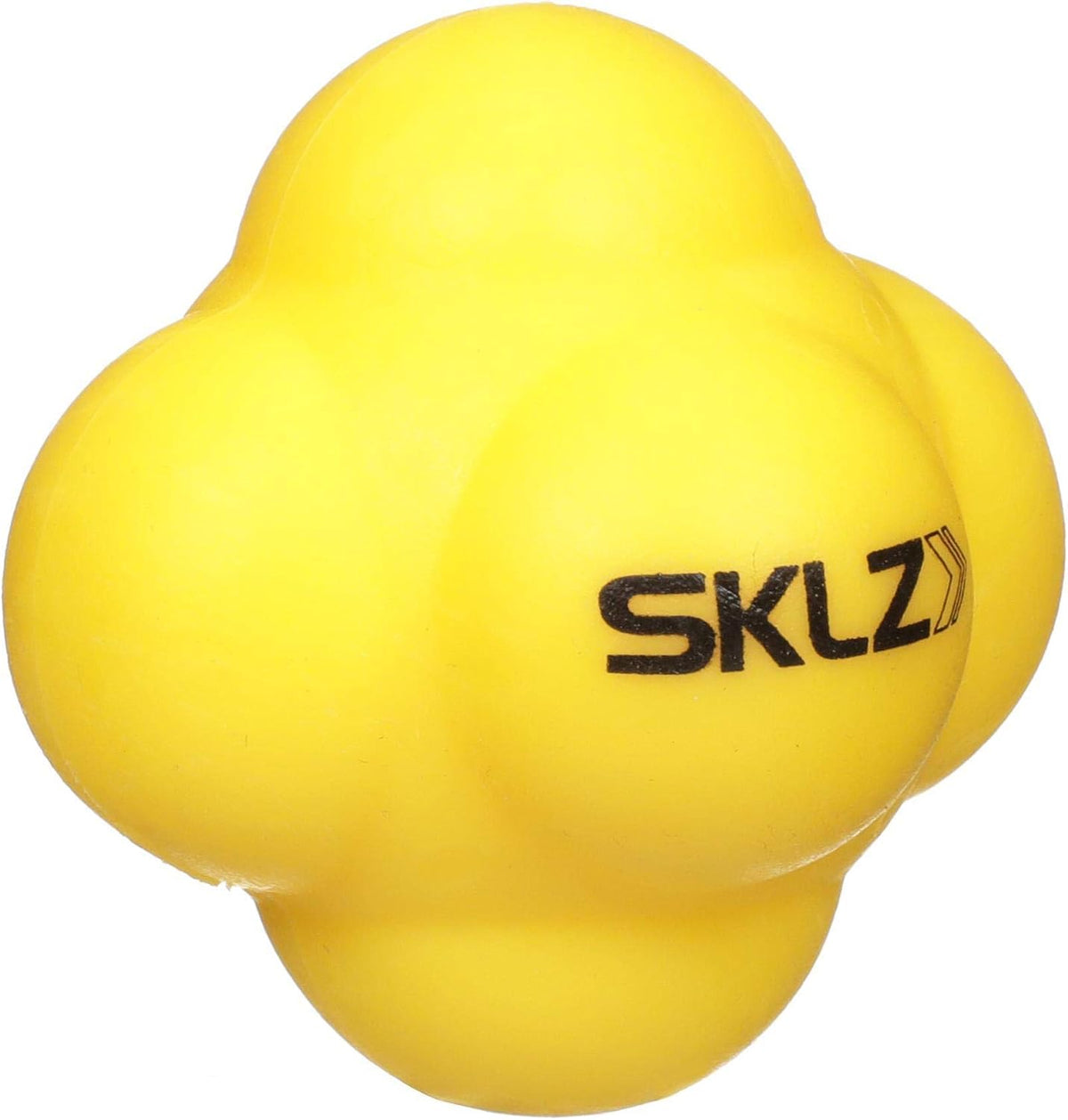 SKLZ Reaction Ball, 3-Inch Six-Knob Reflex and Agility Training Ball for Baseball, Softball & Multi-Sport Training, Yellow