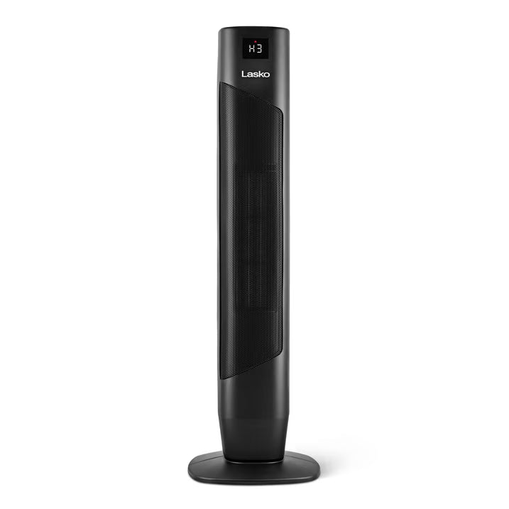 Lasko 32" Oscillating Ceramic Tower Space Heater with Remote, 1500W Digital Electric Heater with 3 Heat Settings, 12-Hour Timer, Adjustable Thermostat & Widespread Oscillation