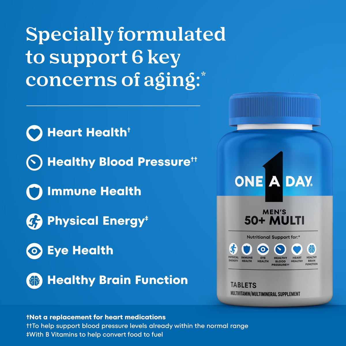 One A Day Men's 50+ Healthy Advantage Multivitamin, 300 Ct.