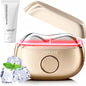 Red Light Gua Sha Tool for Face with 7 Light Modes, Heat & Cooling Electric Gua Sha & Face Massager for Daily Skincare, Facial Massage & At-Home Care