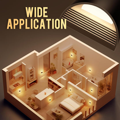 DORESshop Plug-In Night Light, Adjustable 3-Level Brightness, Dusk-to-Dawn Sensor, 3000K, Black, 2-Pack