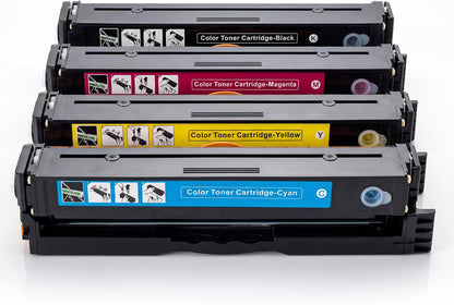 HyperionFlo Essentials C3210K0 Compatible High-Yield Toner Cartridge Set, 4-Pack CMYK Replacement with Chips for C3224dw, C3326dw & MC3224 Series Printers