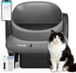 Invengo Automatic Self-Cleaning Cat Litter Box, Open Top Design with Safety Sensors and Anti-Pinch Protection, Smart Automatic Litter Box for Small & Medium Cats and Multi-Cat Homes, Charcoal Grey